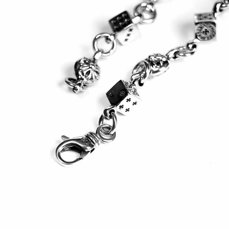 Chrome Hearts DICE AND CROSSBALL BRACELET 4
