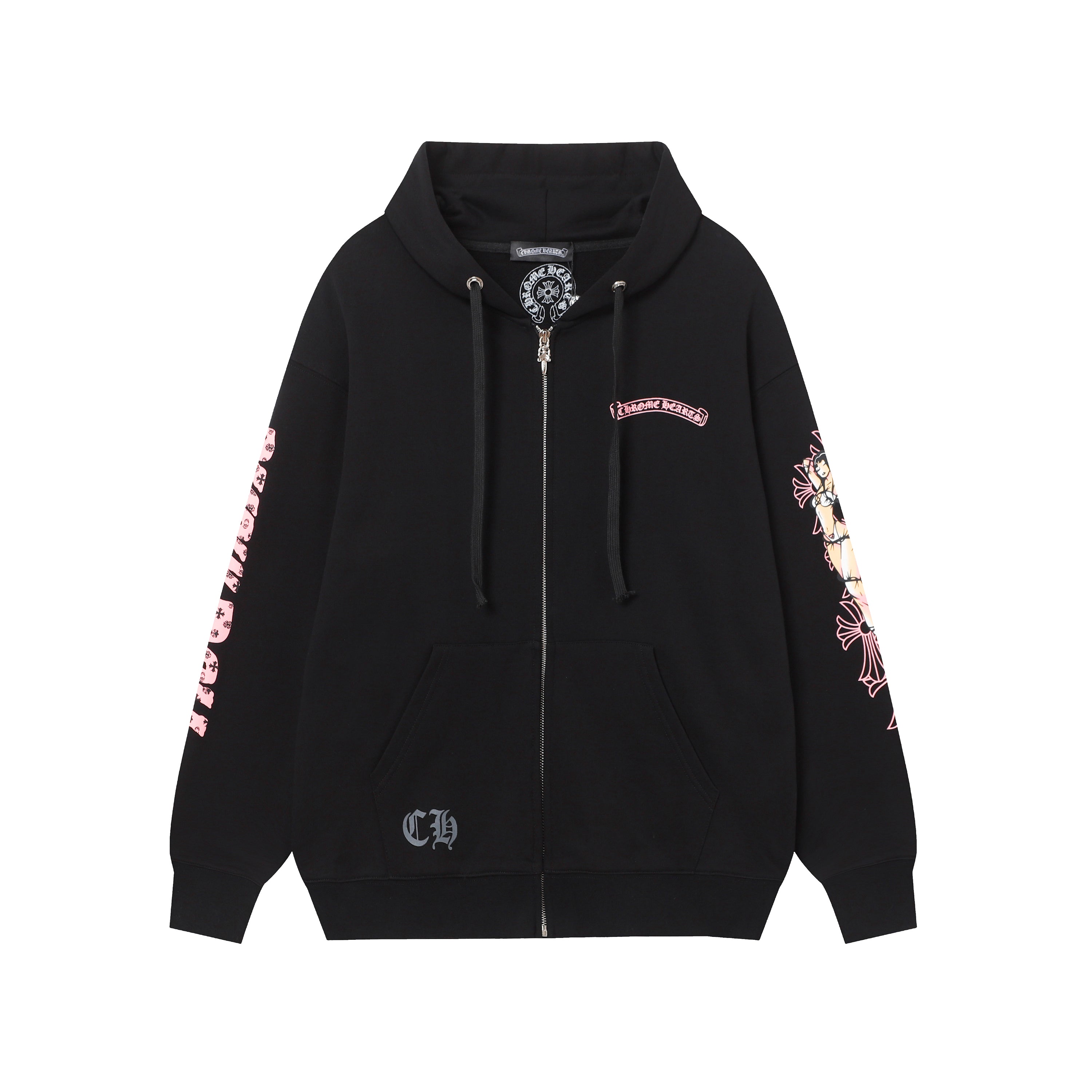 Chrome Hearts Zip Up Hoodie 9821